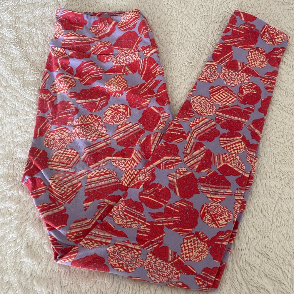 Lularoe OS leggings EUC